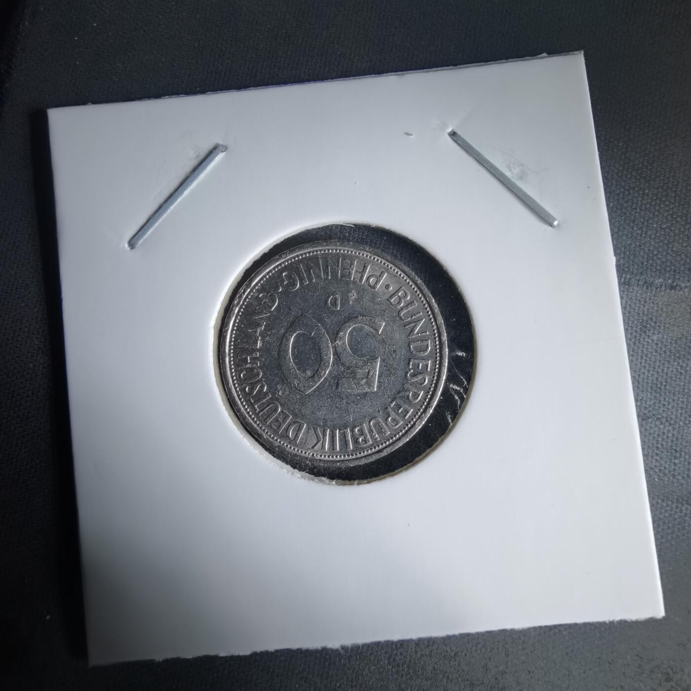 沼泽如烟--第1025场 德国1974年50芬尼