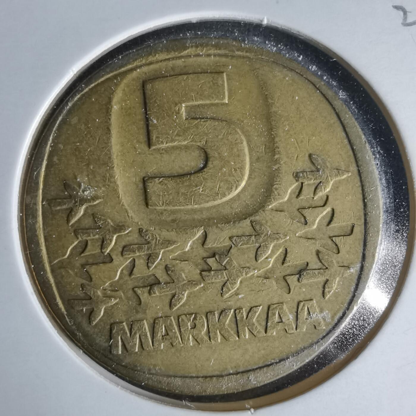 沼泽如烟--第1021场 芬兰1984年5马克