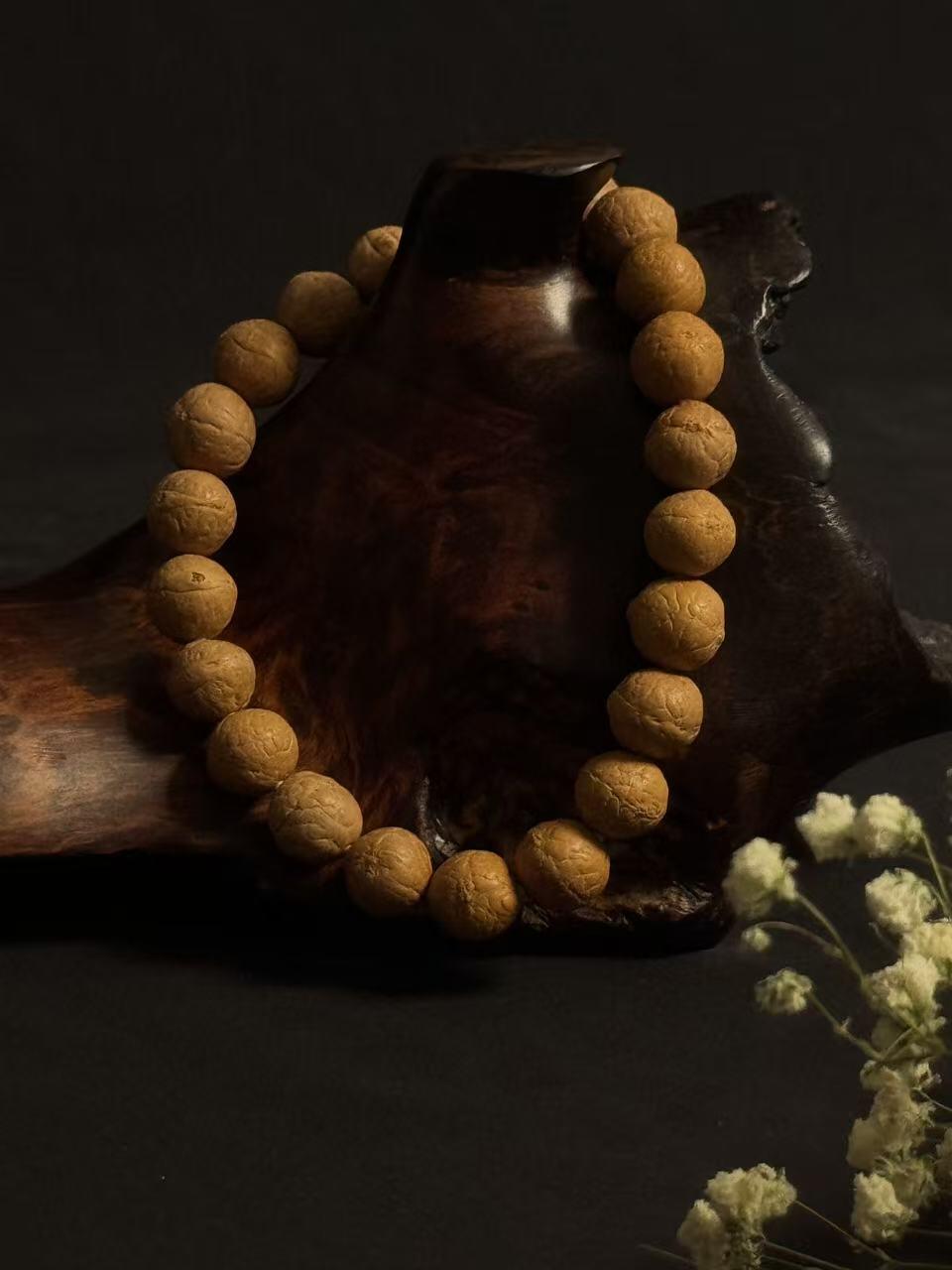 零元拍：凤眼单仓（媲美铁籽）大眼萌12MM左右念珠手串，2025年新籽，皮质超棒。