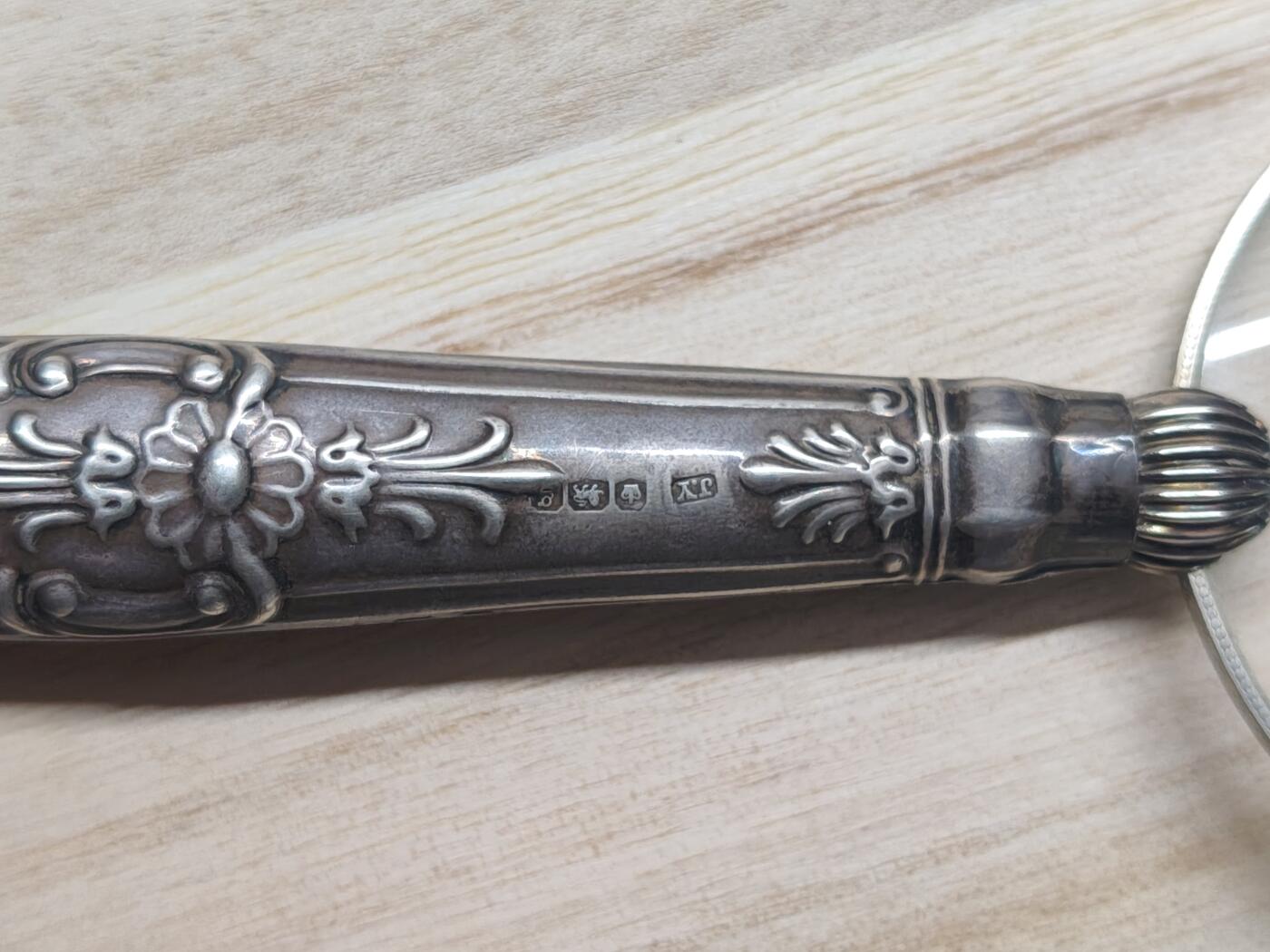 苏联章银币欧洲银章银器 银把手放大镜有瑕疵