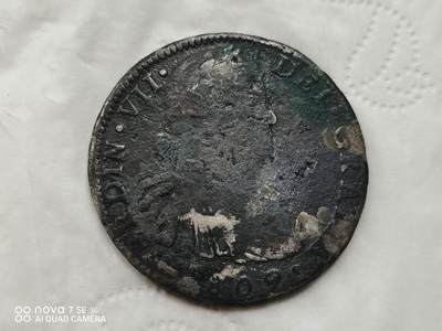 银币 - 1809年西班牙双柱大银币（26克）