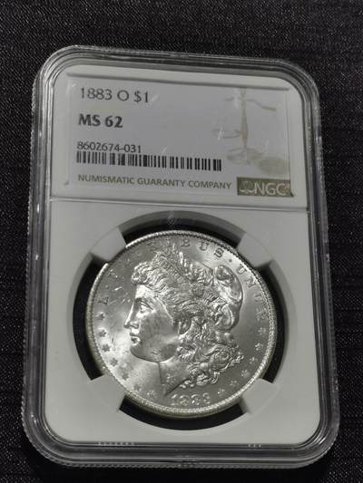 天下钱庄专场欢迎参拍 - NGC MS62 1883美国摩根一美元银币