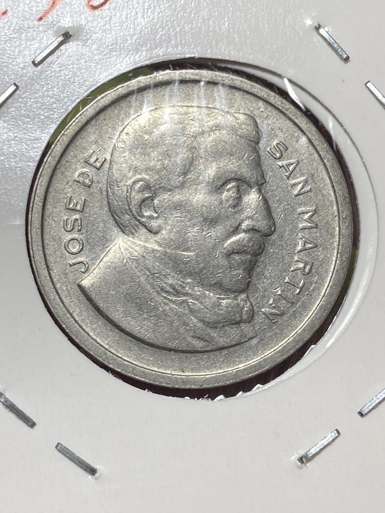 2026年第三十六场(总第二百零五场）外国精品纸夹币场(免佣金) 阿根廷🇦🇷1952年50分(圣马丁版首发年)