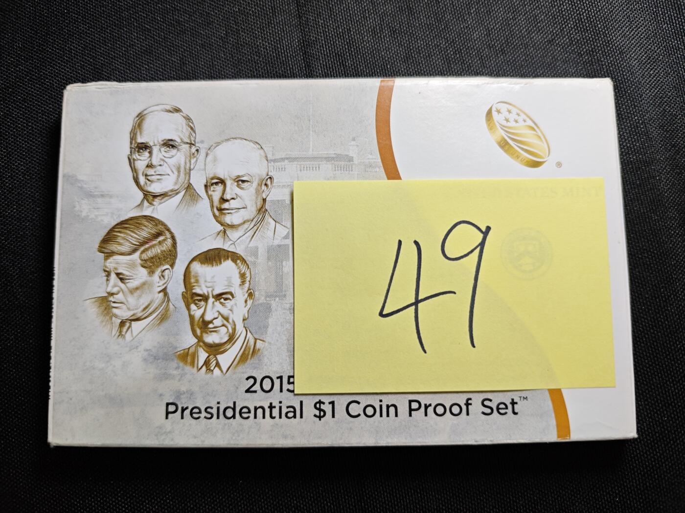 KK钱币收藏小铺   套币专场 2月预留时间 周末发货   美国1元总统精制纪念套币