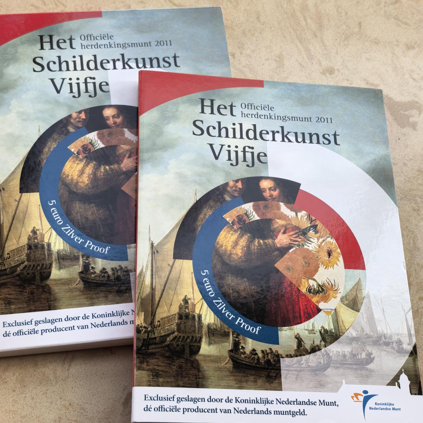 道一币馆币章第一百七十场 原包装 荷兰2011年绘画发展史5欧元精制银币