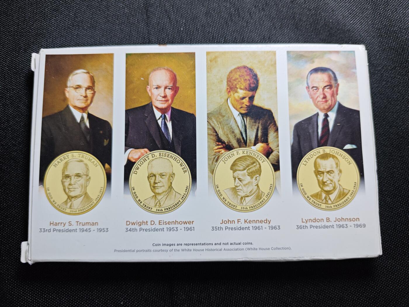 KK钱币收藏小铺   套币专场 2月预留时间 周末发货   美国1元总统精制纪念套币