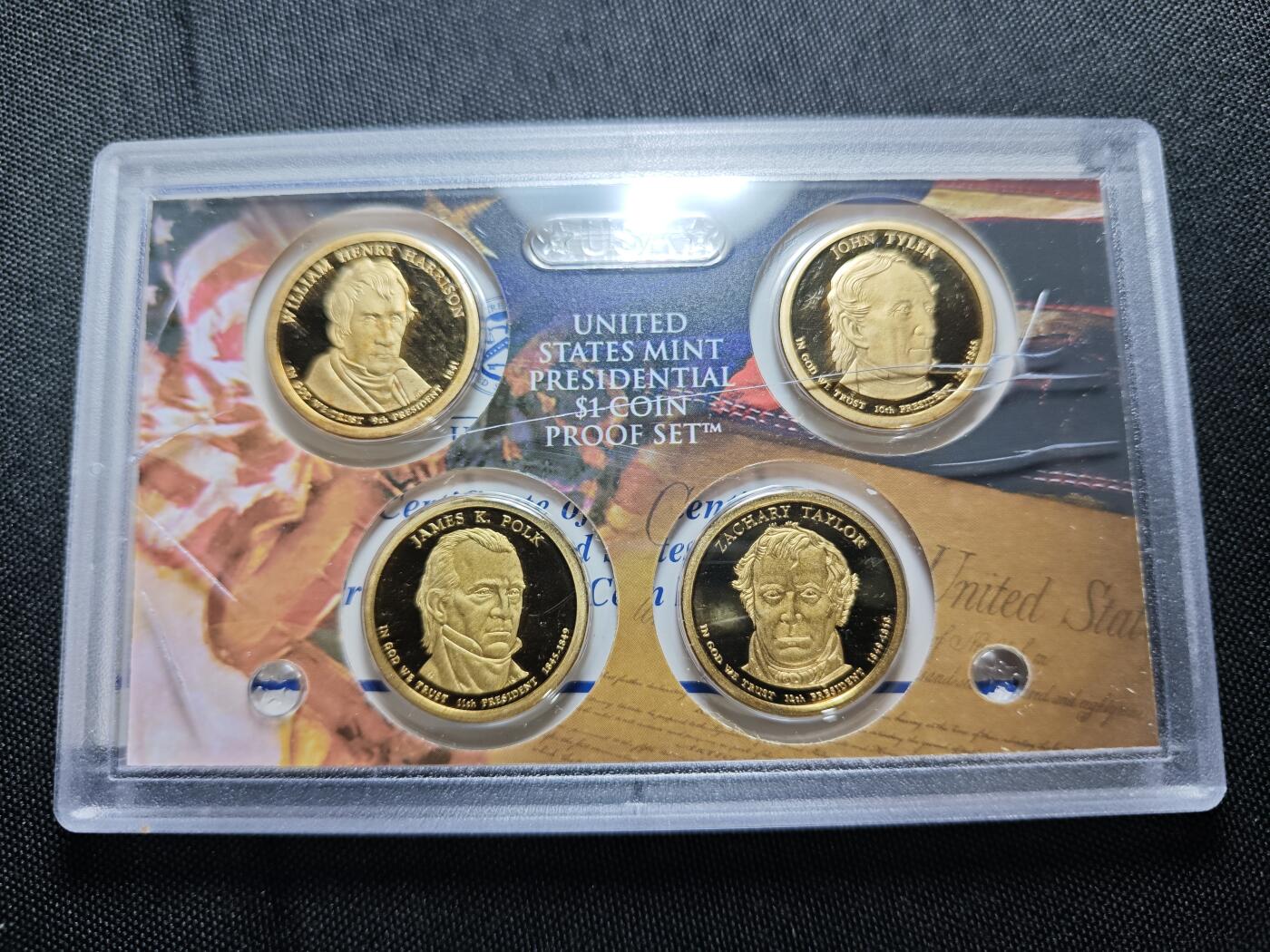 KK钱币收藏小铺   套币专场 2月预留时间 周末发货   美国1元总统精制纪念套币
