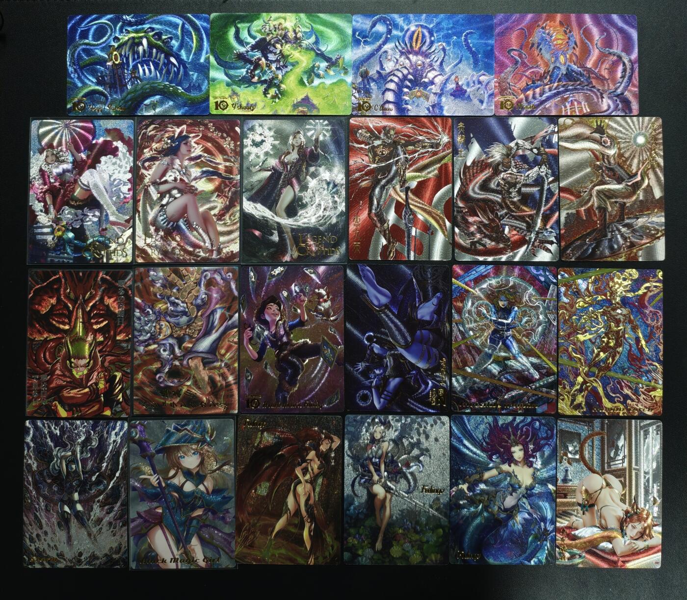 天玑星卡拍第179期《3.19周四截拍》持续收拍收评中 满赠卡需备注 散卡 粗闪 二十二张 其中路飞112/300 自制卡