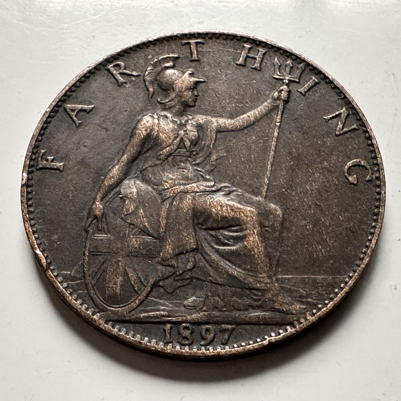 🌹外币初藏🌹🐯2026年第30场   每周二四六晚8️⃣点 接代拍 英国1897年维多利亚1法新