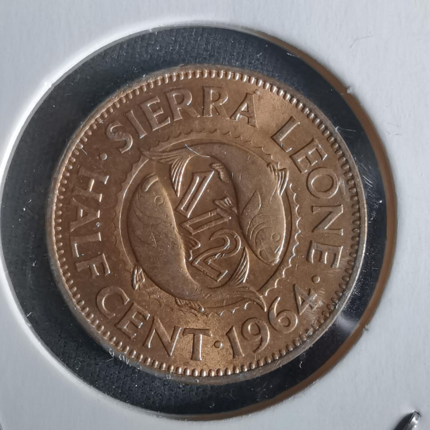 沼泽如烟--第1026场 塞拉利昂1964年半分