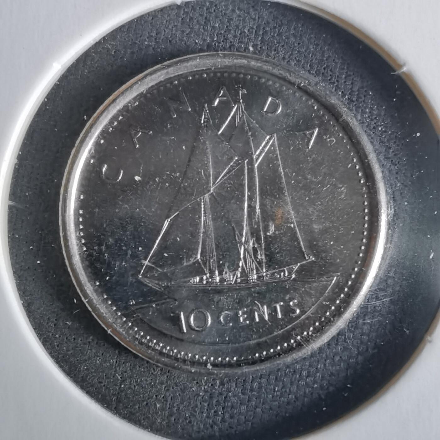 沼泽如烟--第1026场 加拿大2002年十分纪念币