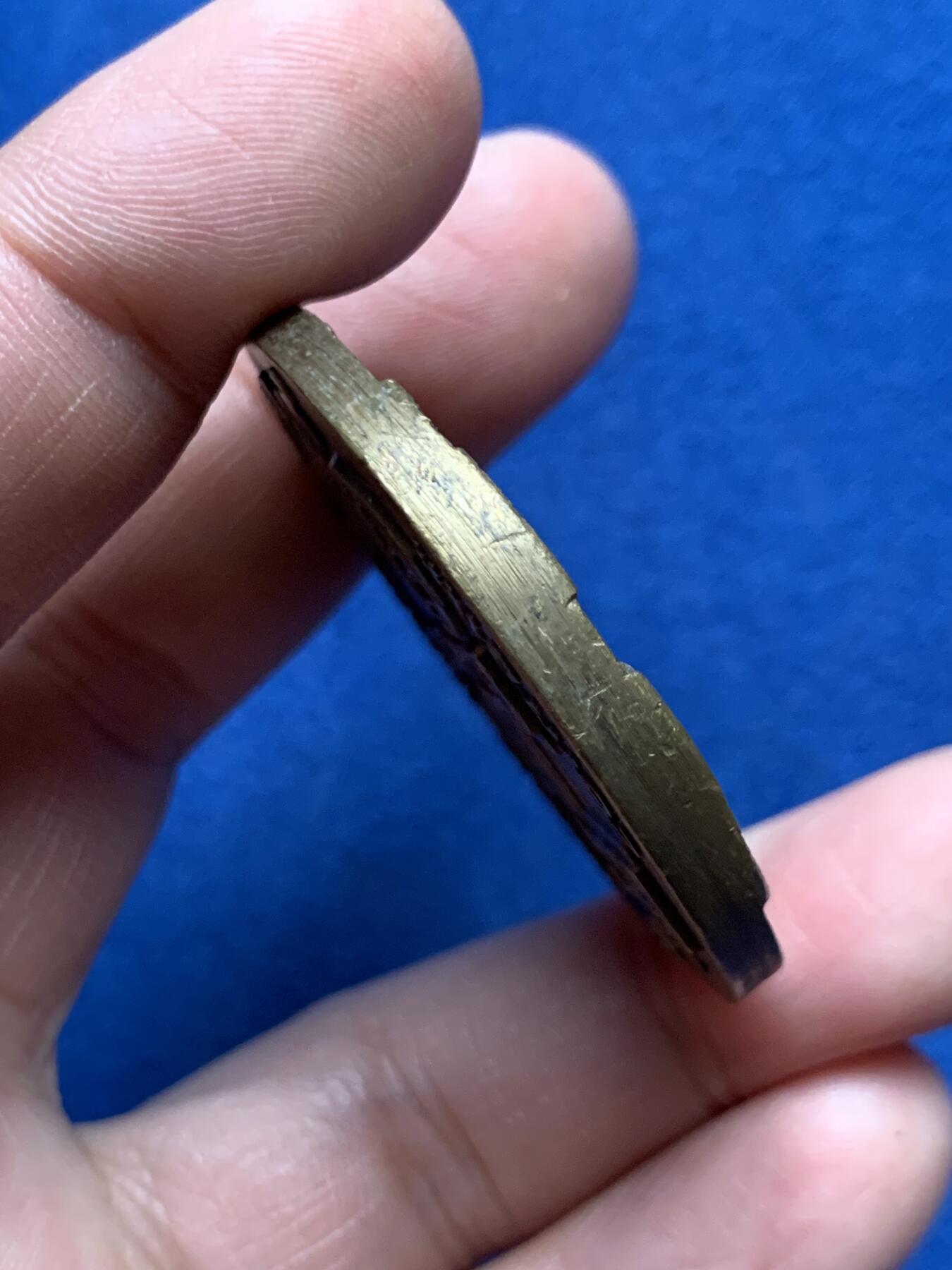 《竞宝斋》第472场 周日，周一，周二 3场连拍 （全场包邮）欢迎送拍 葡萄牙圣克鲁斯教堂铜章，51.4g，44.8mm