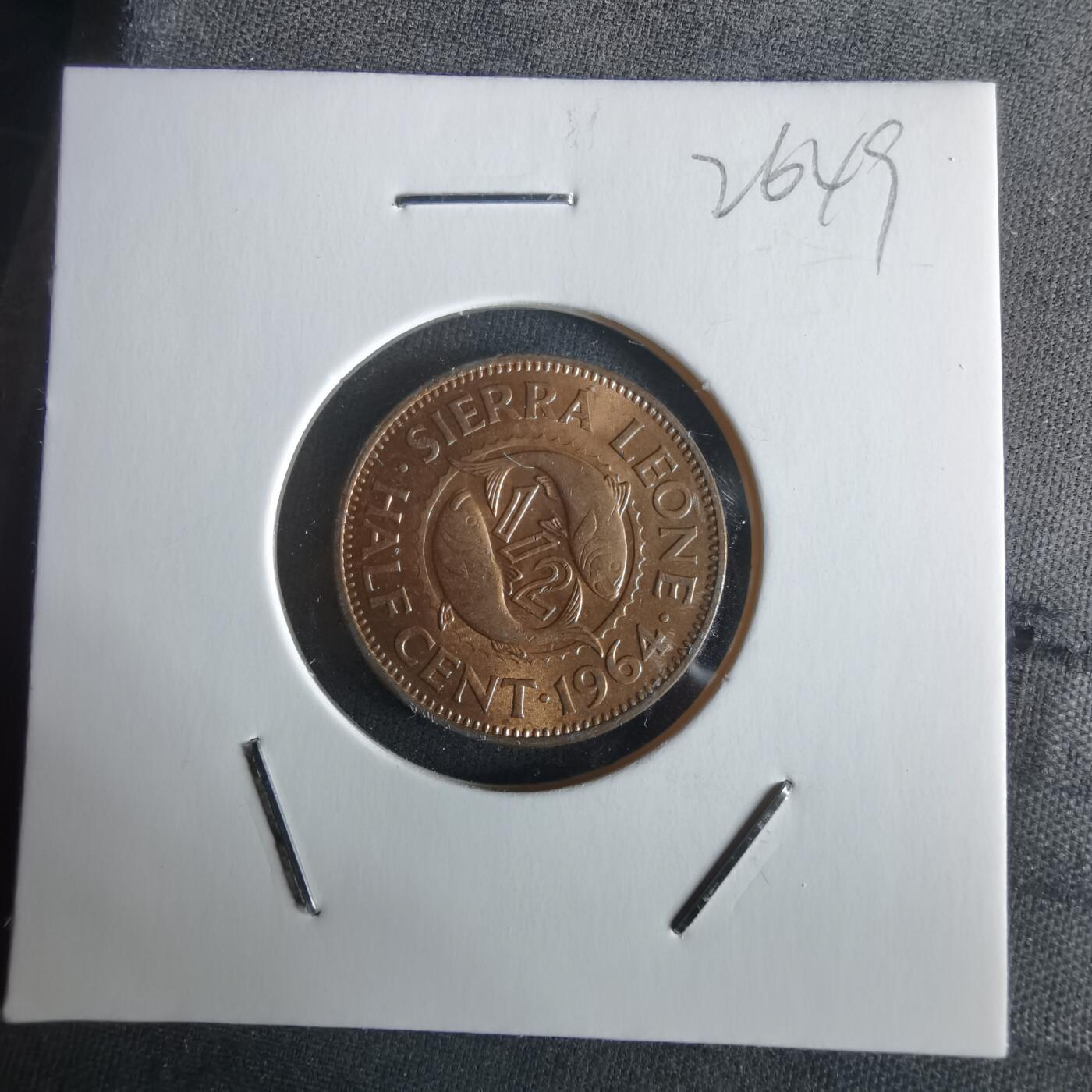 沼泽如烟--第1026场 塞拉利昂1964年半分