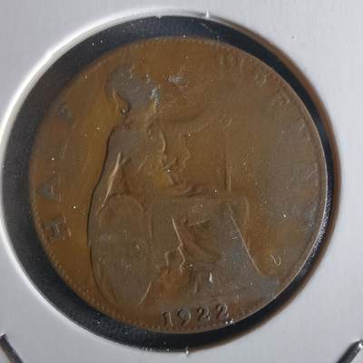 沼泽如烟--第1026场 - 英国1922年半便士