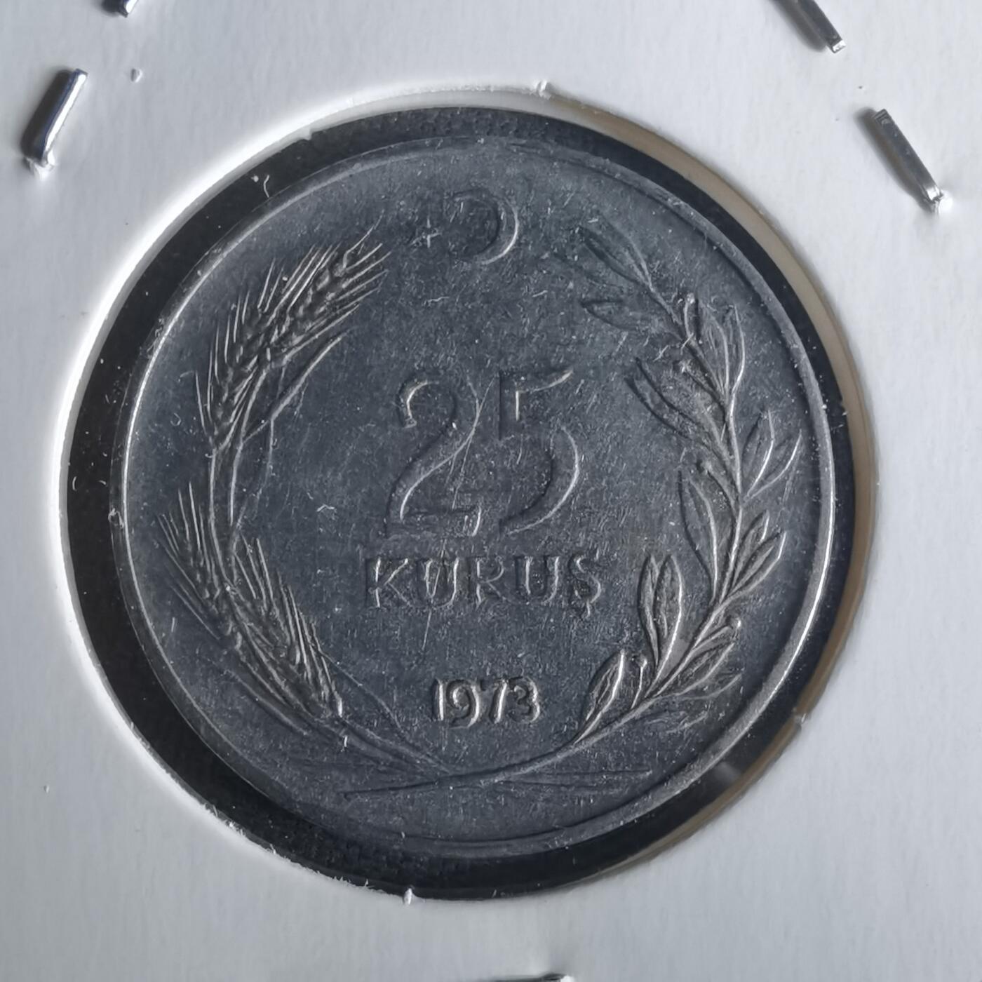 沼泽如烟--第1026场 土耳其1973年25库鲁