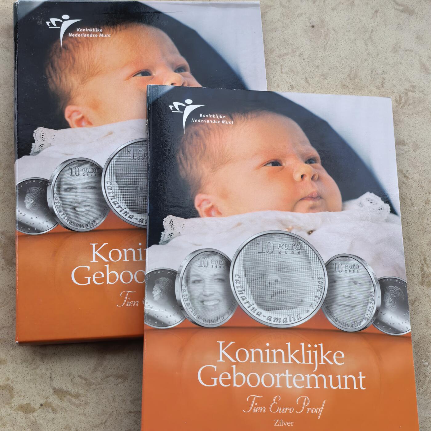 道一币馆币章第一百七十场 原包装 荷兰2003年凯瑟琳娜公主诞辰纪念10欧元精制银币