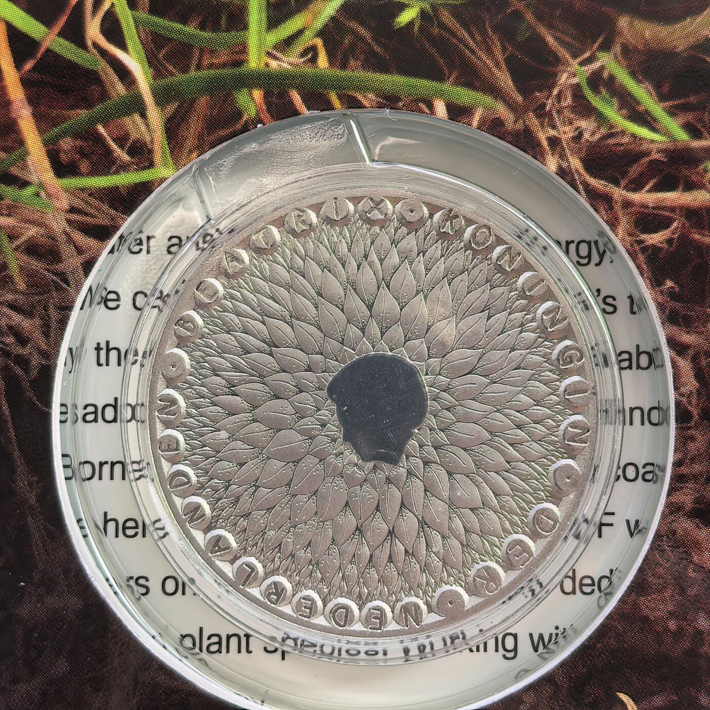 道一币馆币章第一百七十场 原包装 荷兰2011年WWF成立50周年5欧元精制银币