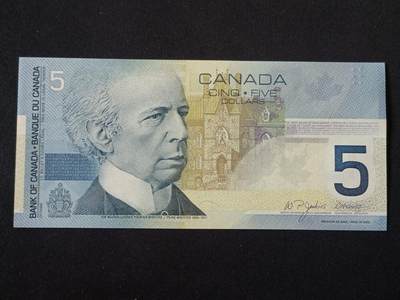 【游宝拍卖】丙午马年第13期 - 加拿大-5元【旅行版 全新UNC】