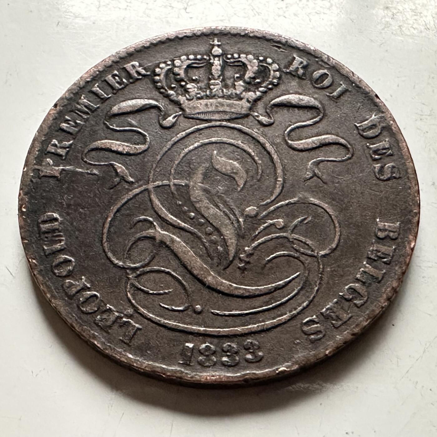 🌹外币初藏🌹🐯2026年第30场   每周二四六晚8️⃣点 接代拍 比利时1833年2分