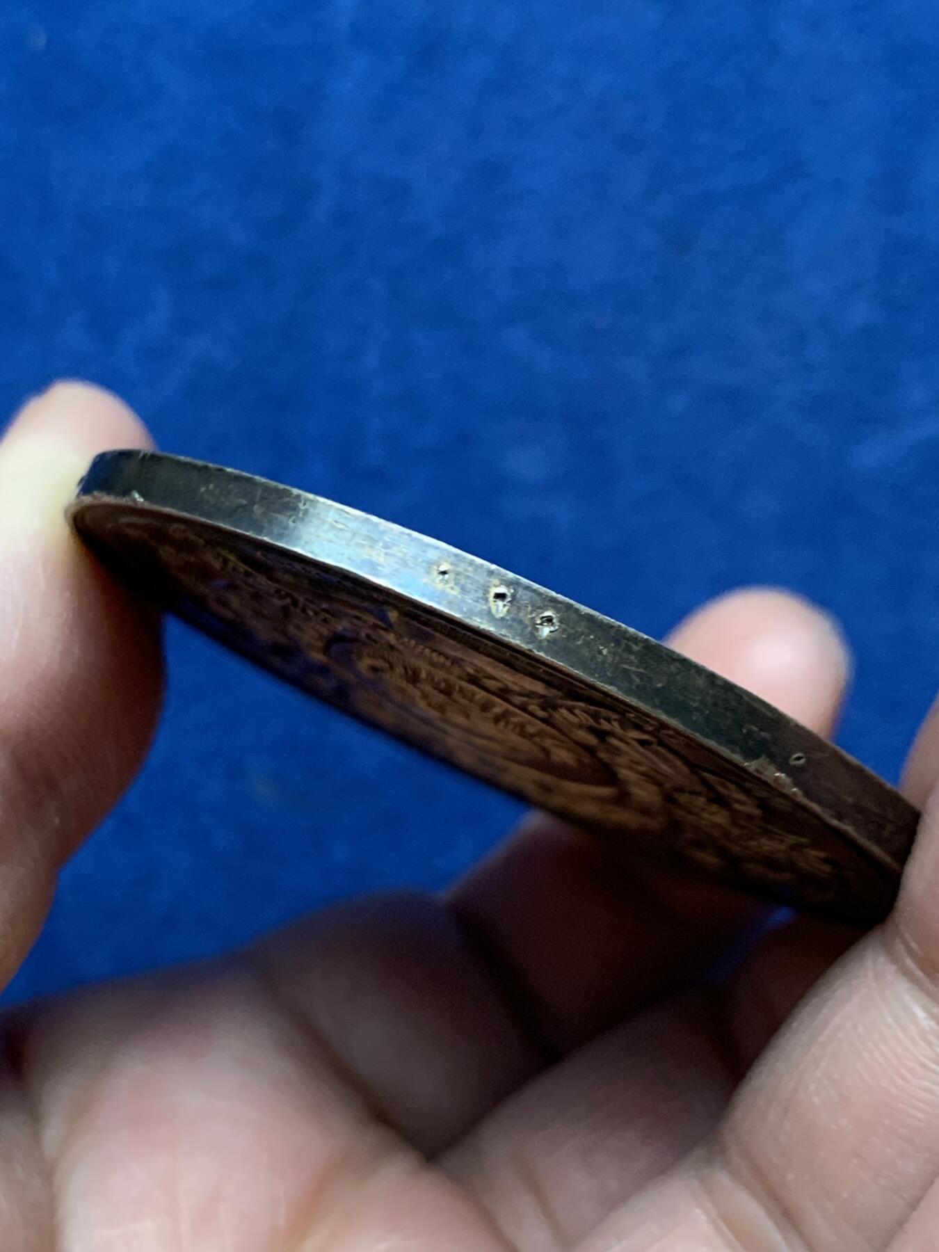 《竞宝斋》第472场 周日，周一，周二 3场连拍 （全场包邮）欢迎送拍 法国勒阿弗尔帆船协会镀金银章，82.5g，55.2mm，丰饶角边铭