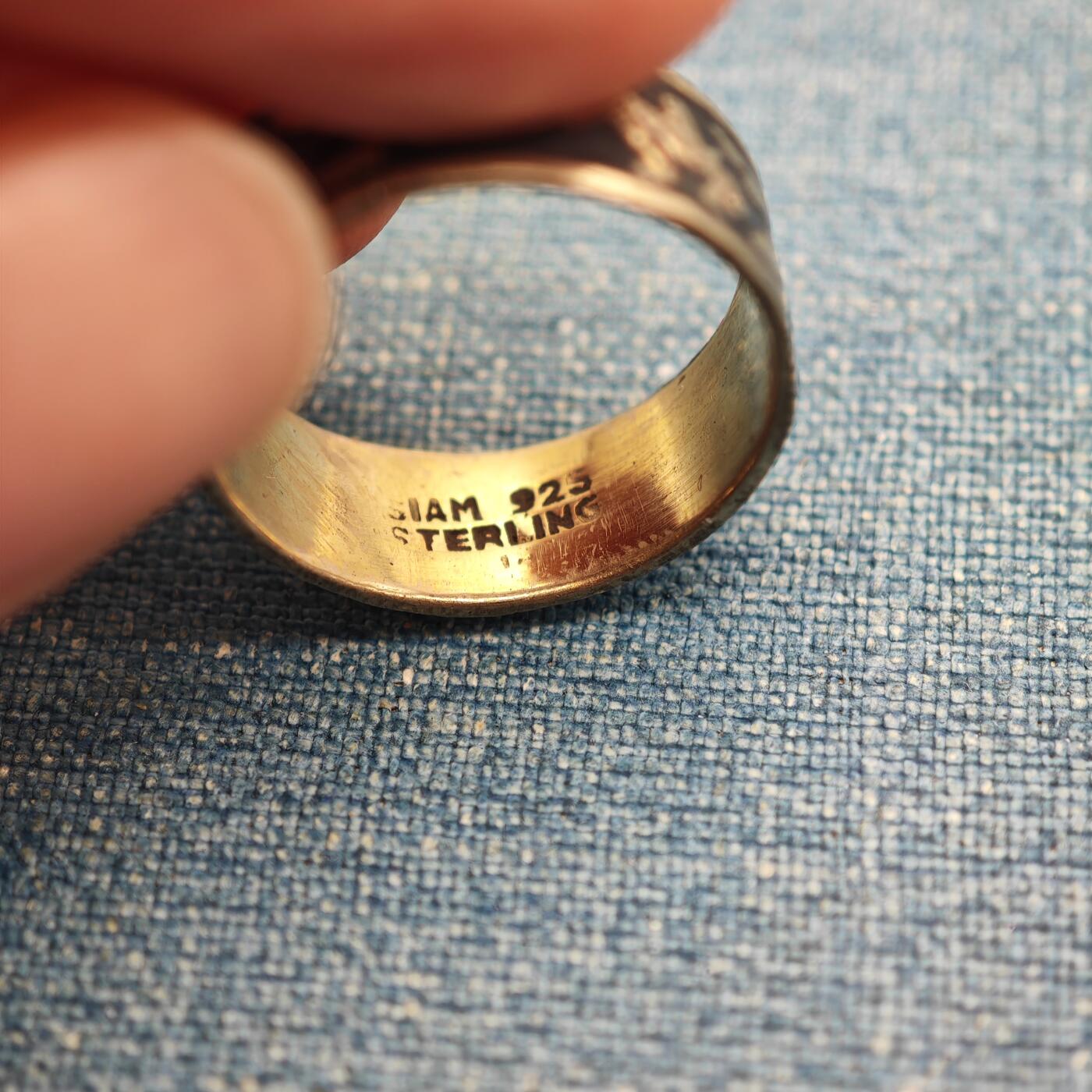 【涛泉堂】第40期（3月22日）勋奖章徽章专场拍卖 泰国银戒指