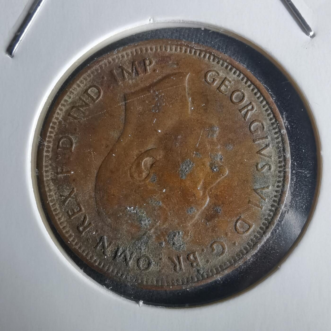 沼泽如烟--第1026场 澳大利亚1938年半便士