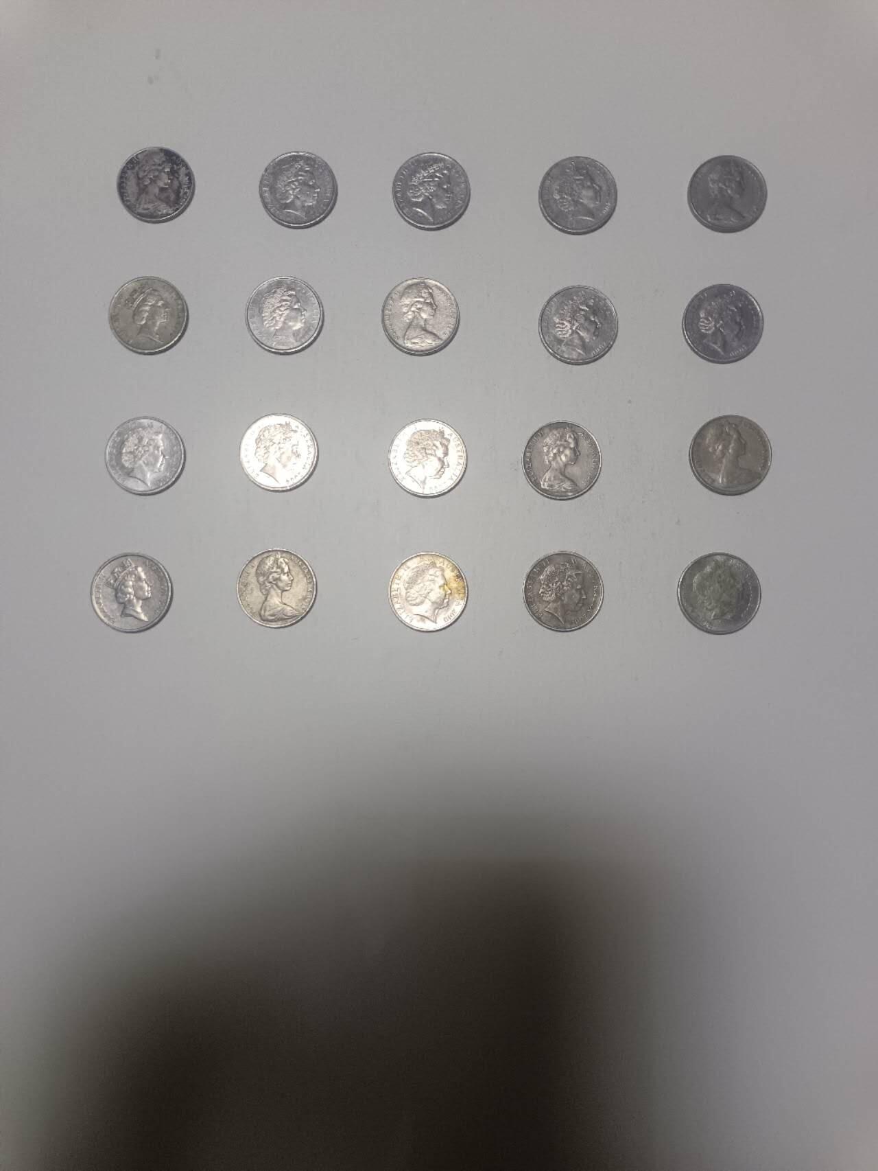 【20260319】非全新纸币和硬币第347场 澳大利亚20枚硬币10分