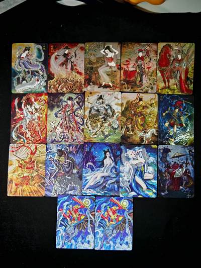 琦卡当当铺～第36期★★新年快乐~各种类型亲签A4都有~支持寄存★★~【9点40结束】扫码加群抽[包邮券]~ - 问道东方 -粗闪- 嫦娥+樊梨花+花木兰+梁红玉+穆桂英+哪吒+孙悟空+钟馗+聂小倩等共 12张