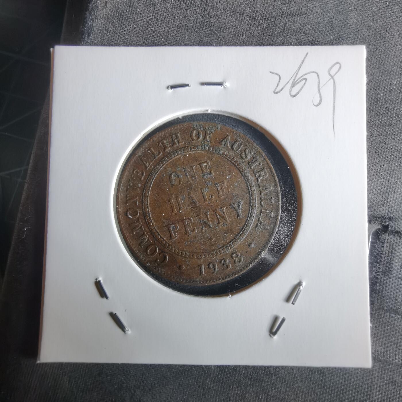 沼泽如烟--第1026场 澳大利亚1938年半便士