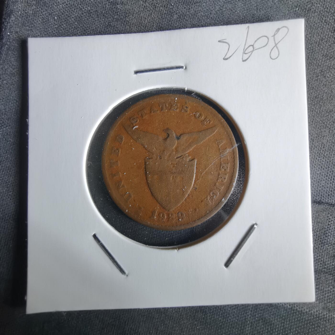 沼泽如烟--第1026场 菲律宾1929年一分