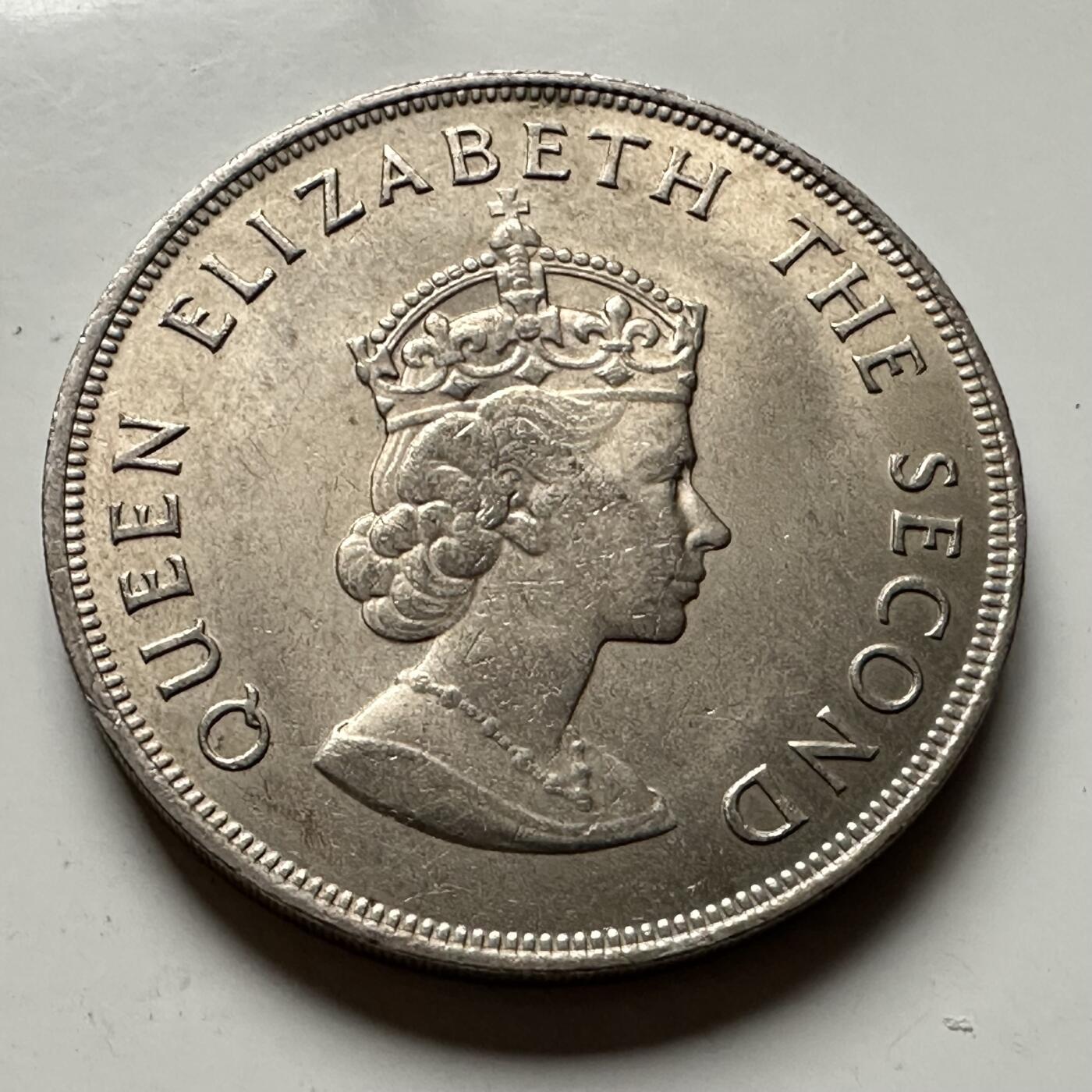 🌹外币初藏🌹🐯2026年第30场   每周二四六晚8️⃣点 接代拍 泽西岛1966年5先令克朗型纪念币