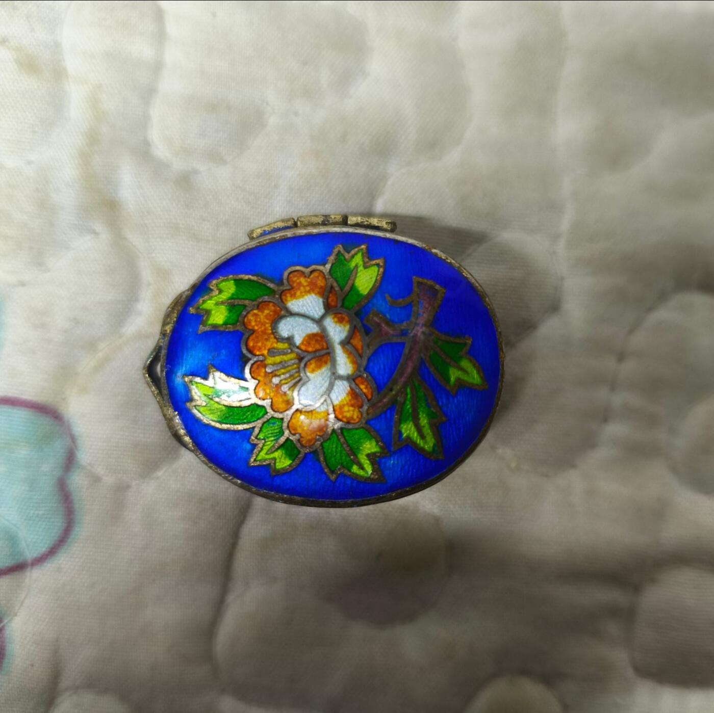 海外回流精品专场 3.22 日本回流创汇时期双面景泰蓝小盒