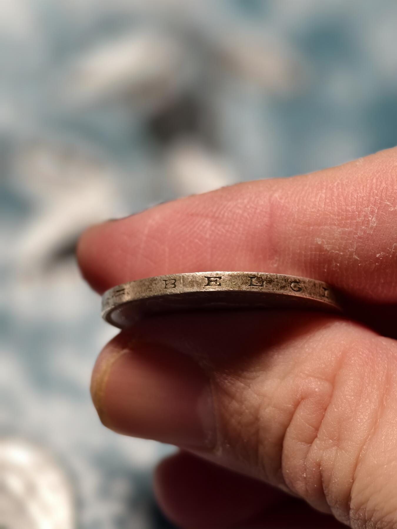 抚柳草堂-第十七期章牌钱币  奖章勋章限时免佣 满百包邮 放漏专场 1934比利时王国阿尔贝一世20法郎银币 重11g 美品带底光