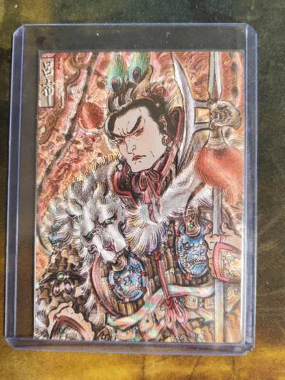 阳大大卡牌拍卖第105期（持续收拍品，周五晚上九点截拍，进群福利早知道） - 【限编裸卡】卡德曼 武韵红颜 三国礼盒 不二猿 吕布 限编粗闪 034/036