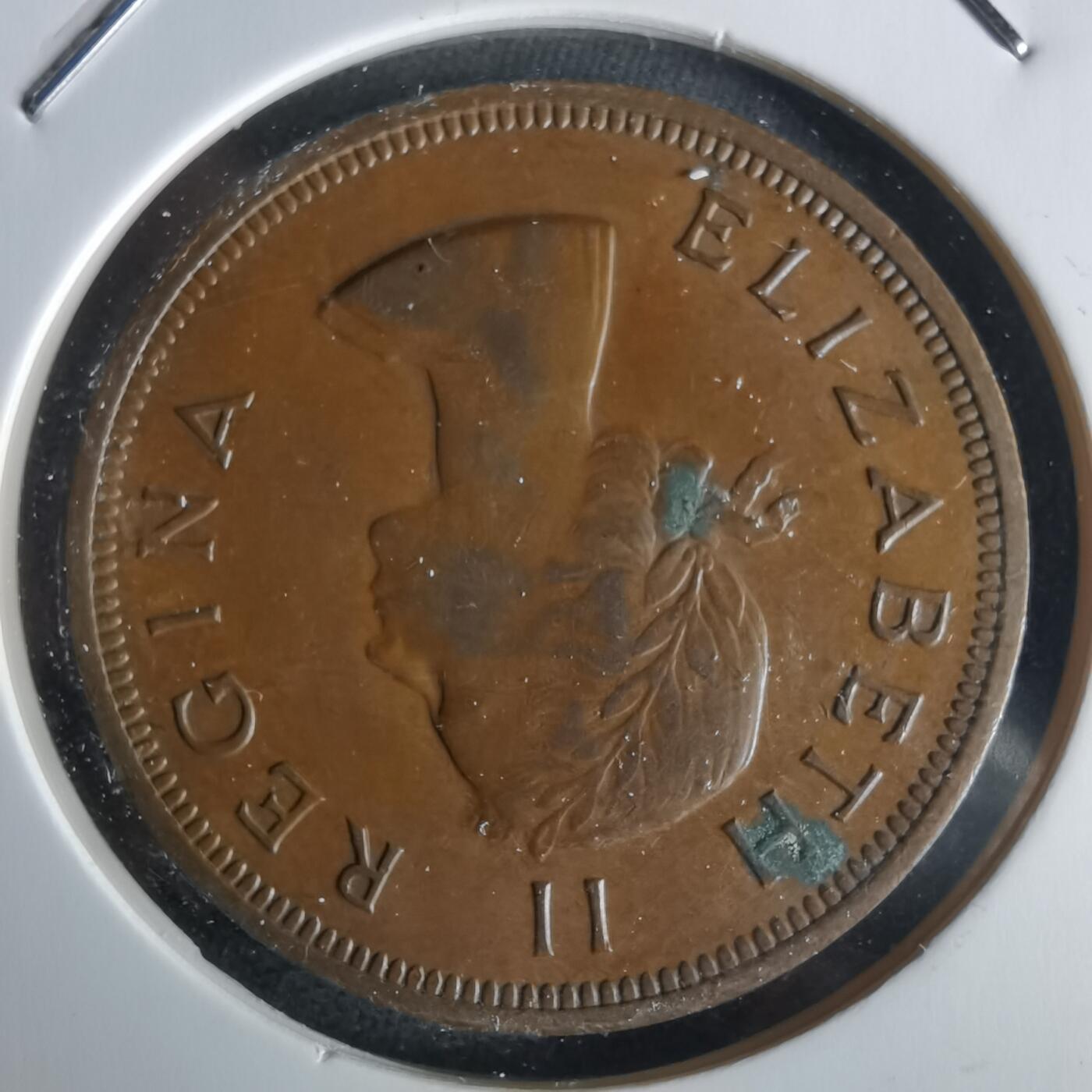 沼泽如烟--第1026场 南非1958年1便士