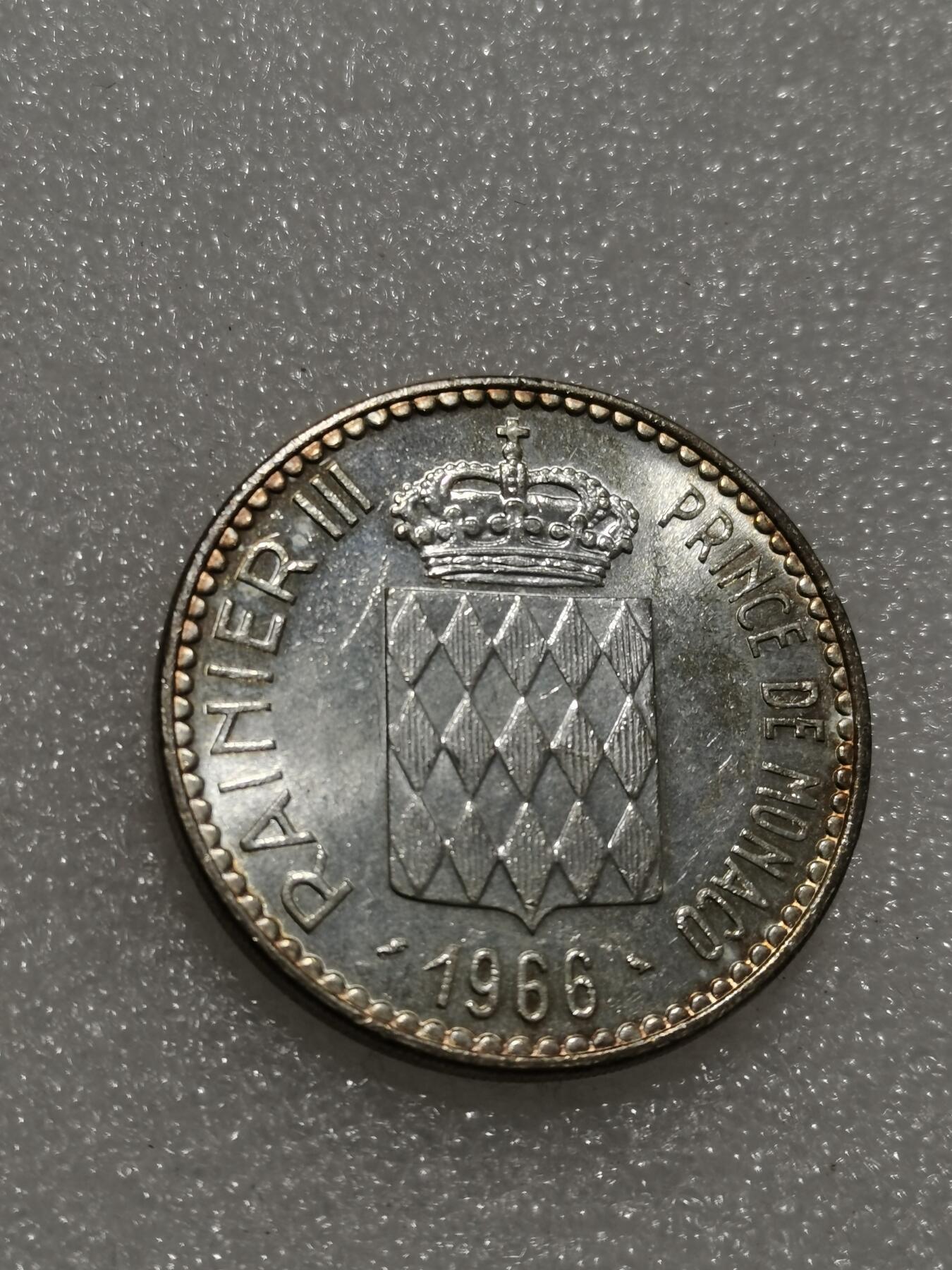 天下钱庄专场欢迎参拍 摩纳哥10法郎银币