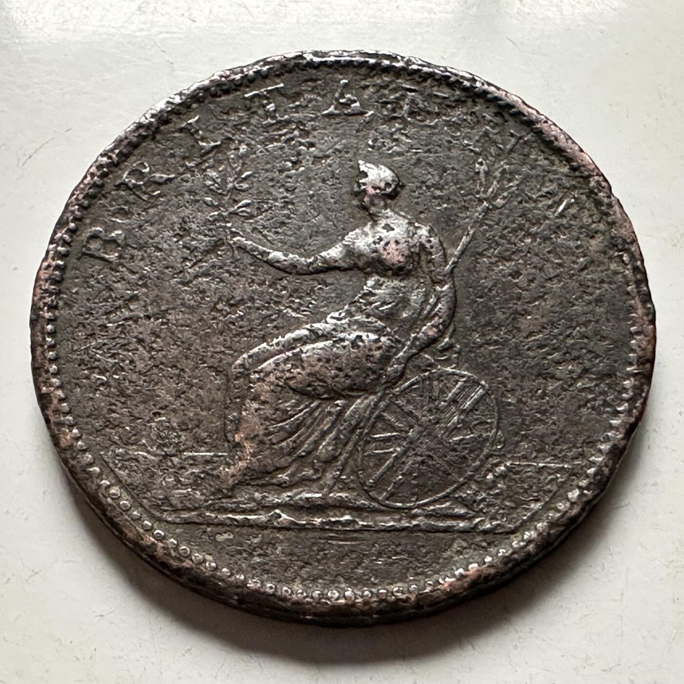 🌹外币初藏🌹🐯2026年第30场   每周二四六晚8️⃣点 接代拍 英国1806年乔治三世 1/2便士