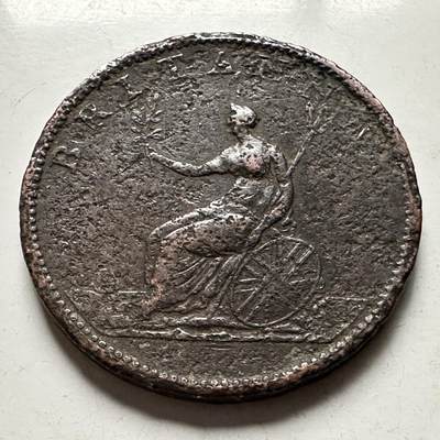 🌹外币初藏🌹🐯2026年第30场   每周二四六晚8️⃣点 接代拍 - 英国1806年乔治三世 1/2便士