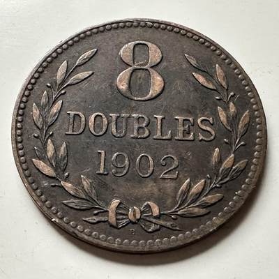 🌹外币初藏🌹🐯2026年第30场   每周二四六晚8️⃣点 接代拍 - 根西岛1902年8道布