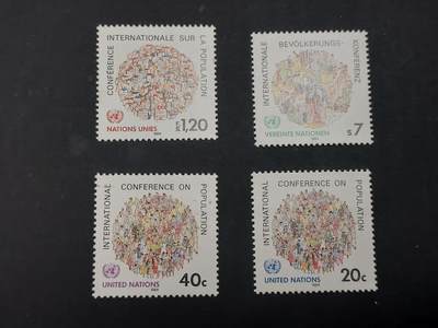 博彦收藏    3月25日 8点 外国邮票专场 - 联合国票一组 全新