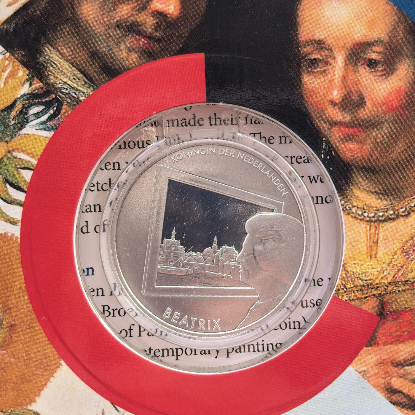 道一币馆币章第一百七十场 原包装 荷兰2011年绘画发展史5欧元精制银币