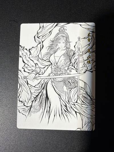 NO.27 好又多金牌大场，每周一站式配齐，方便凑单！（周6晚9点截拍，卖家送拍0抽成！） - 卡德曼 张建东水浒 扈三娘 线稿普卡