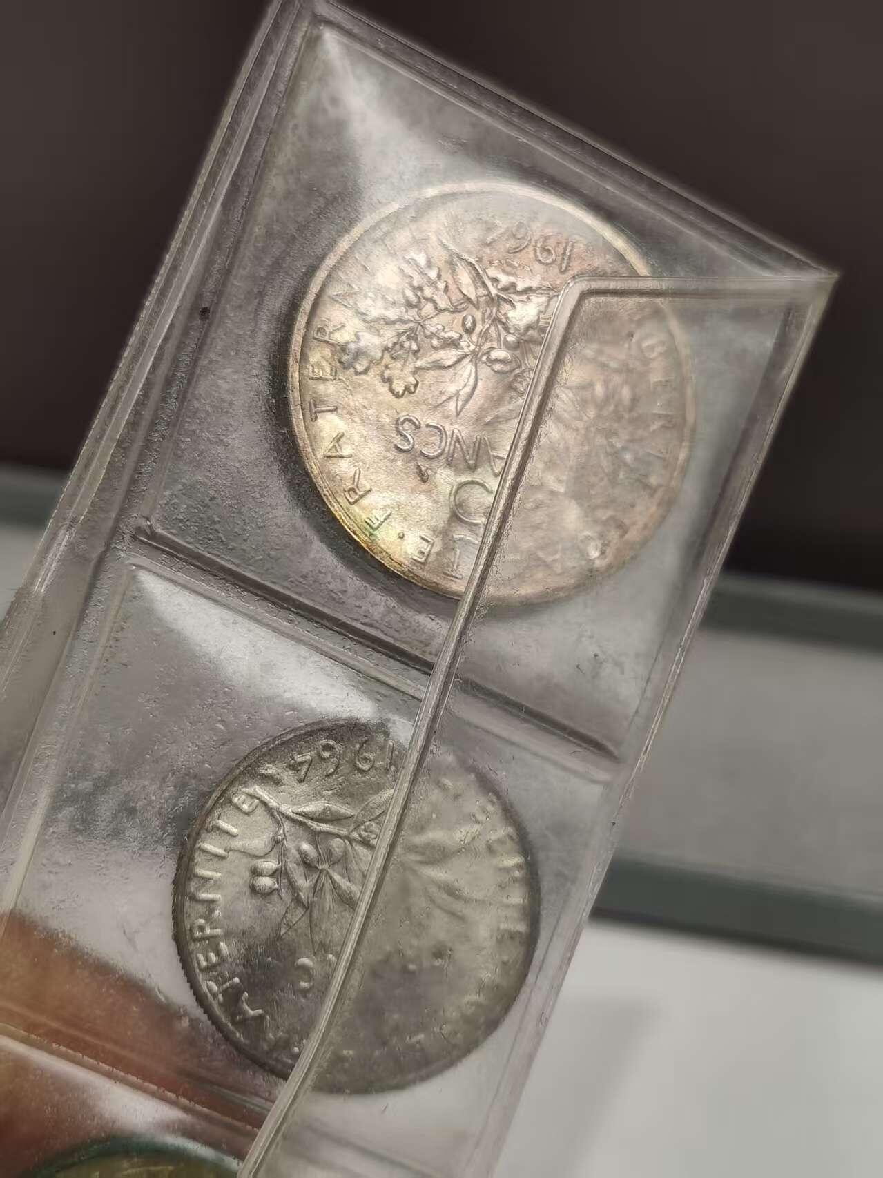 G&W世界散币，银币处理专场（第46场） 法国1964年7枚套  2银