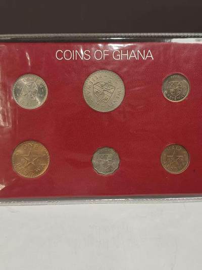 G&W世界散币，银币处理专场（第46场） - 加纳1967-1975年6枚套