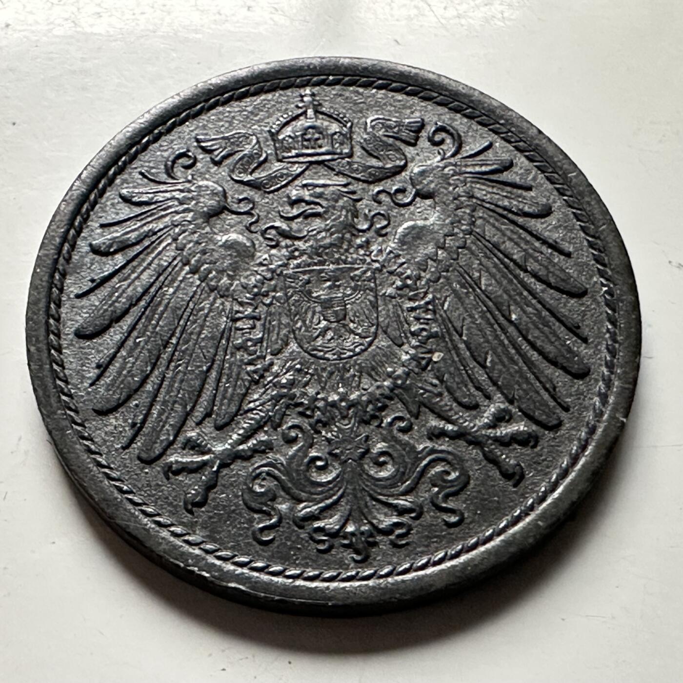 🌹外币初藏🌹🐯2026年第30场   每周二四六晚8️⃣点 接代拍 德国1920年 10芬尼 铁币 