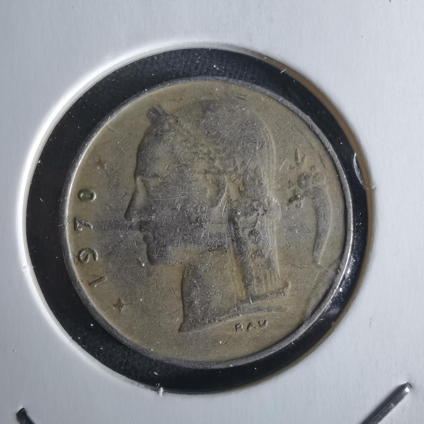 沼泽如烟--第1026场 比利时1970年1法郎