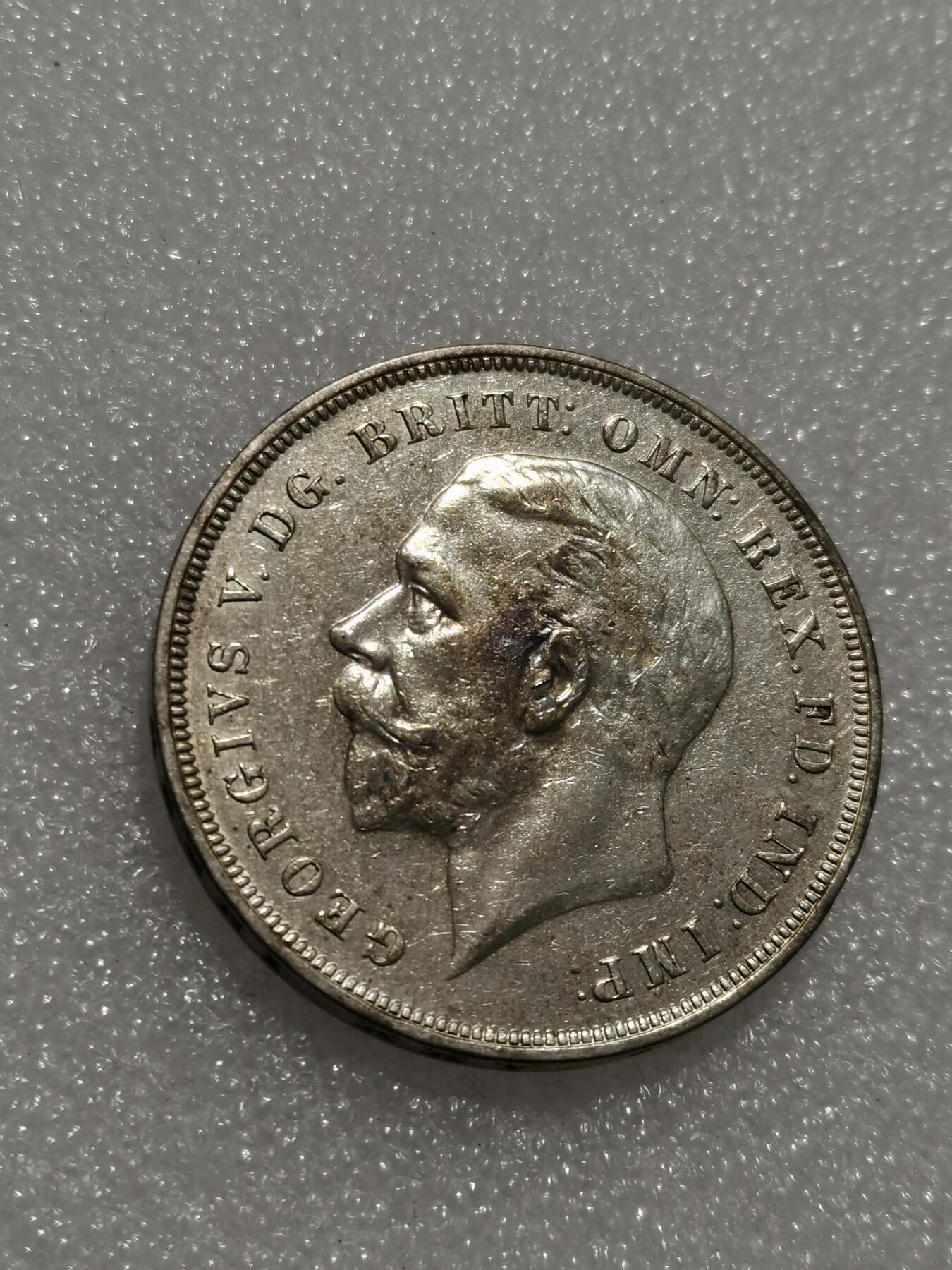 天下钱庄专场欢迎参拍 英国乔治五世木马剑银币