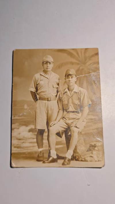 东亚勋章徽章主题拍卖 ⑨ - 日军东南亚战场照片一张 