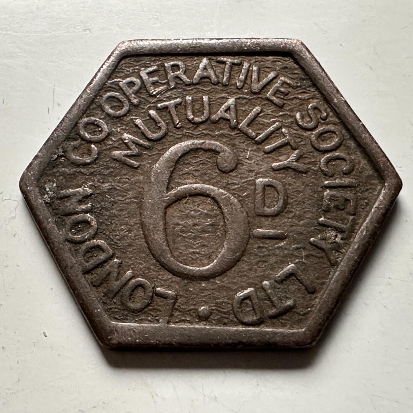 🌹外币初藏🌹🐯2026年第30场   每周二四六晚8️⃣点 接代拍 英国伦敦合作协会 6便士代币 