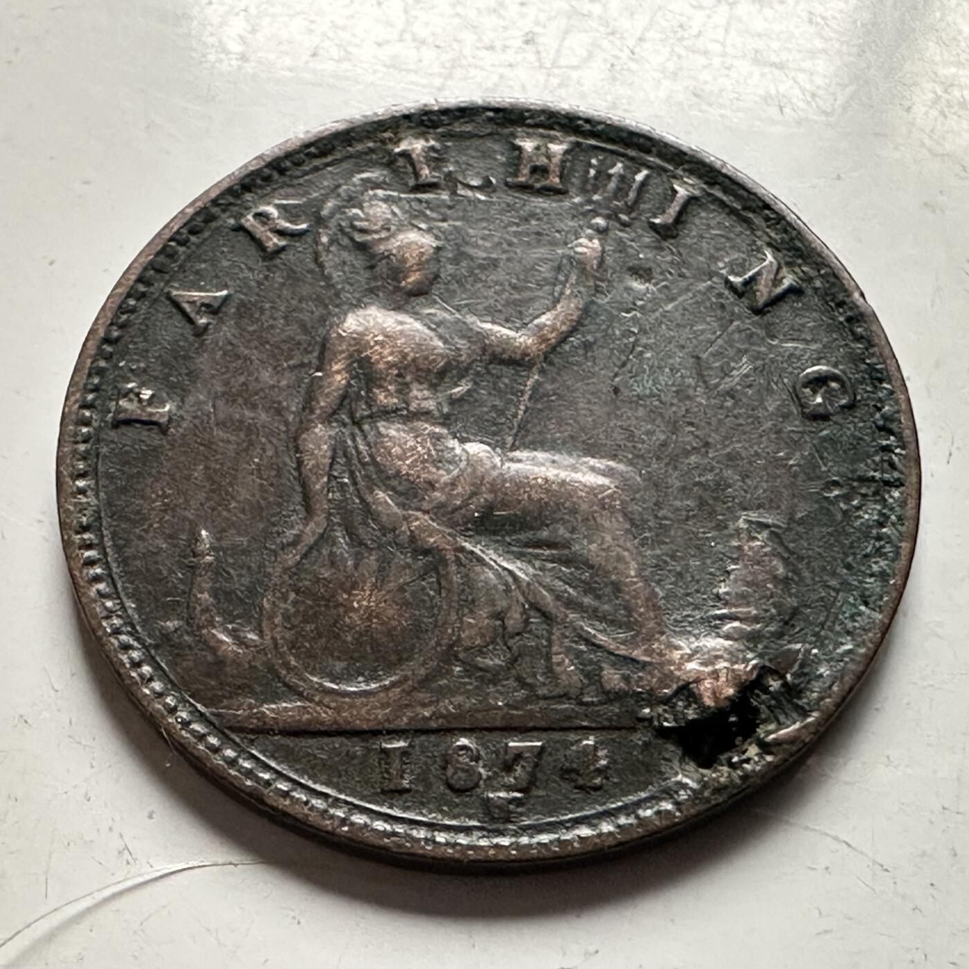 🌹外币初藏🌹🐯2026年第30场   每周二四六晚8️⃣点 接代拍 英国1874年维多利亚 1法新